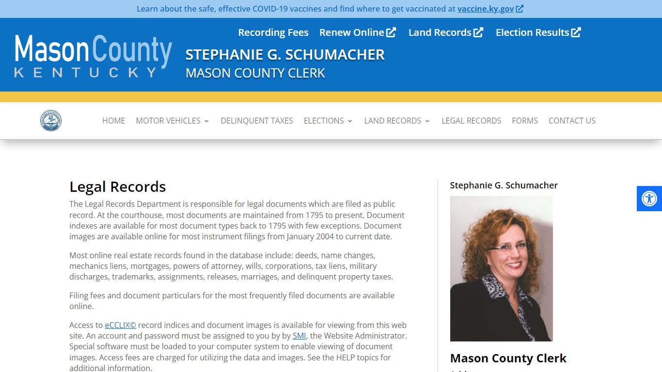 Legal Records - Mason County Kentucky County Clerk