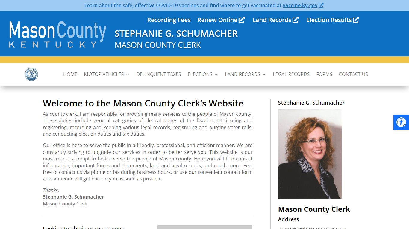 Home - Mason County Kentucky County Clerk